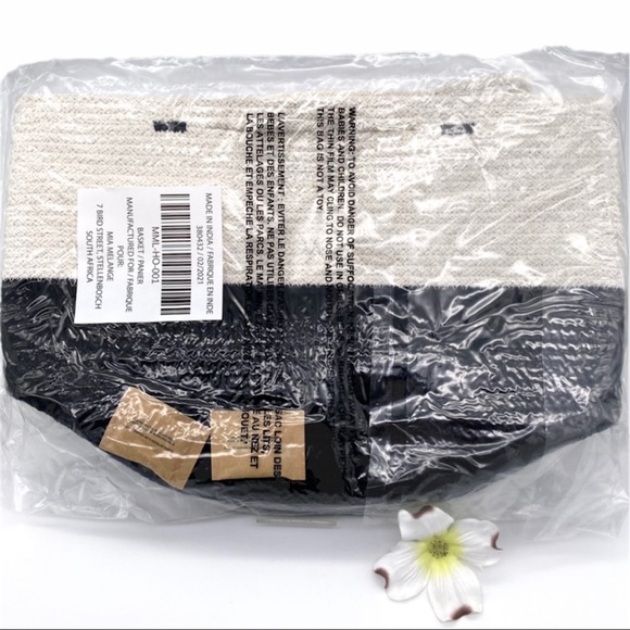 NWT Mia Melange Foldable Cotton Basket - Picture 12 of 15